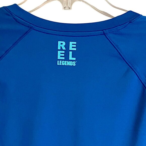 Reel Legends Performance Blue Long Sleeve Shirt with Reel Tec Women's 1X NEW - Picture 7 of 10